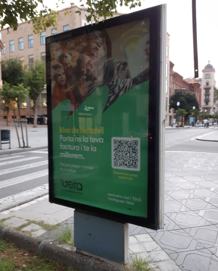 Mupi en Rambla Nova, 57 de Tarragona