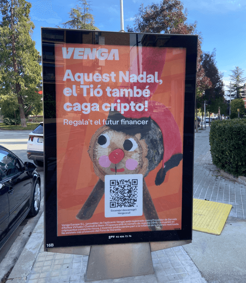 Campaña de publicidad en mupi en la Avenida de Barcelona, Igualada