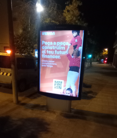 Mupi en Carretera Barcelona frente a Nº 37