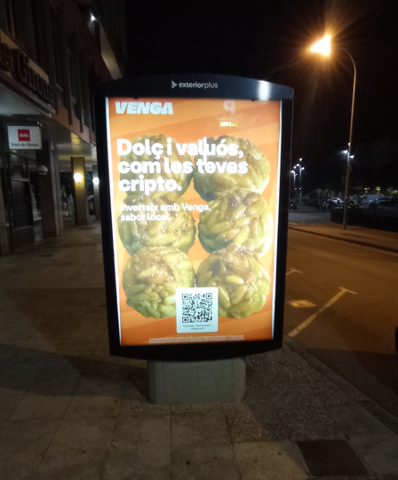 Mupi en CTRA. TAIAL - CARLES RIBA  