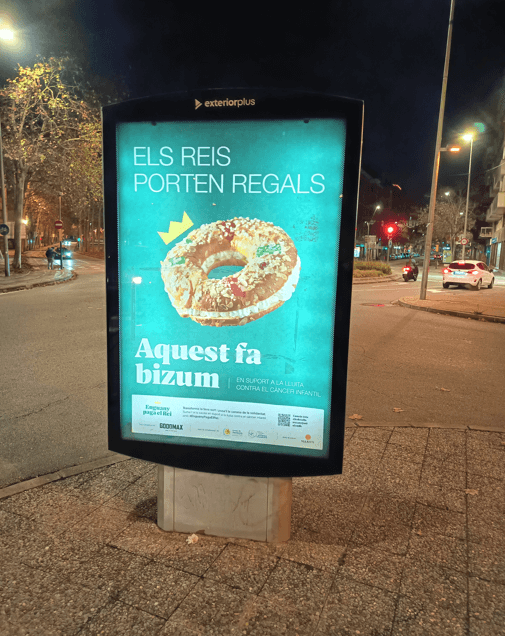 Mupi en Carrer Migdia