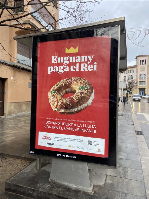 Ejemplo de campaña en Marquesina en Rambla Sant Domenech