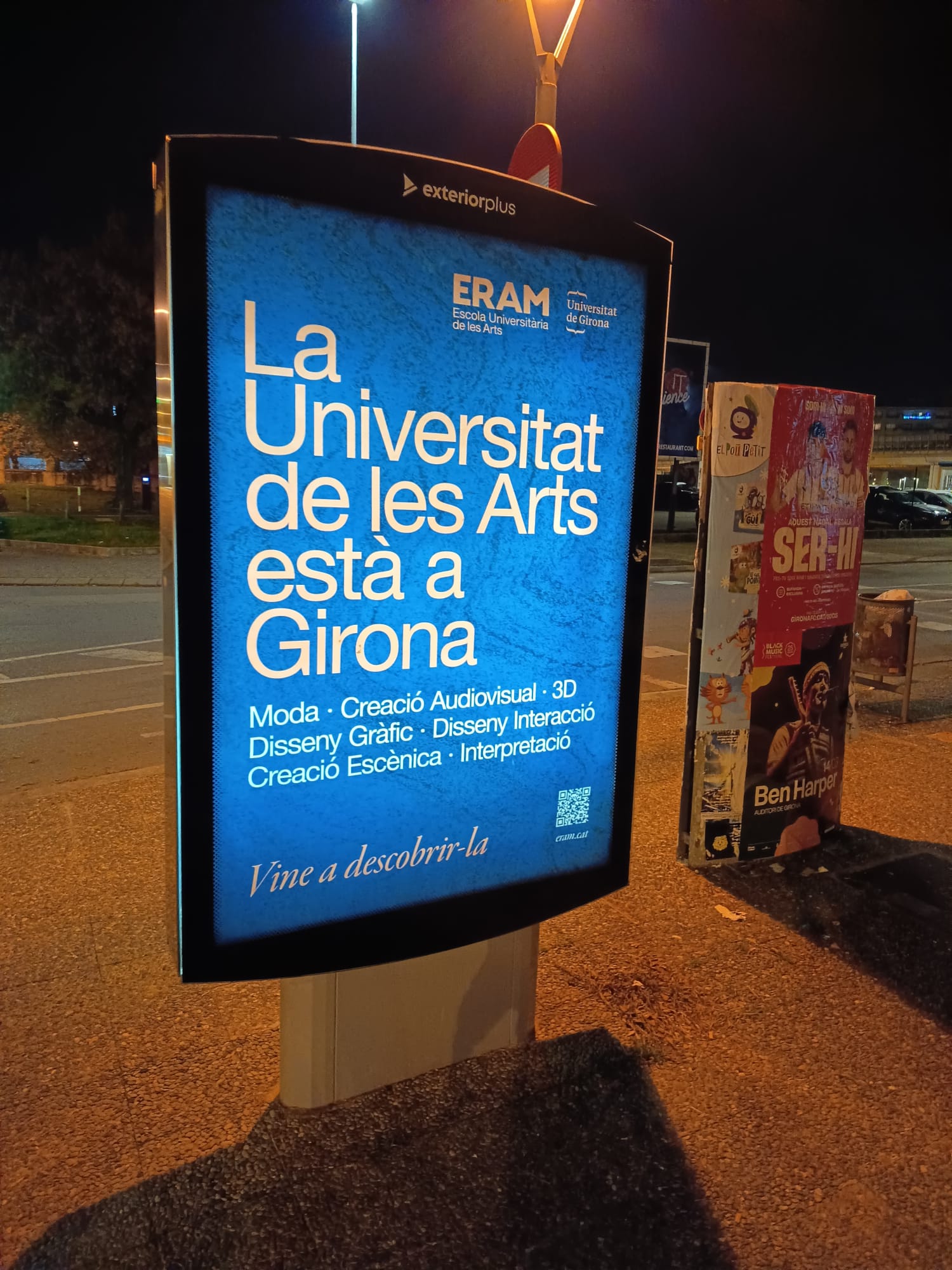 Mupi en Carretera Barcelona - Creu