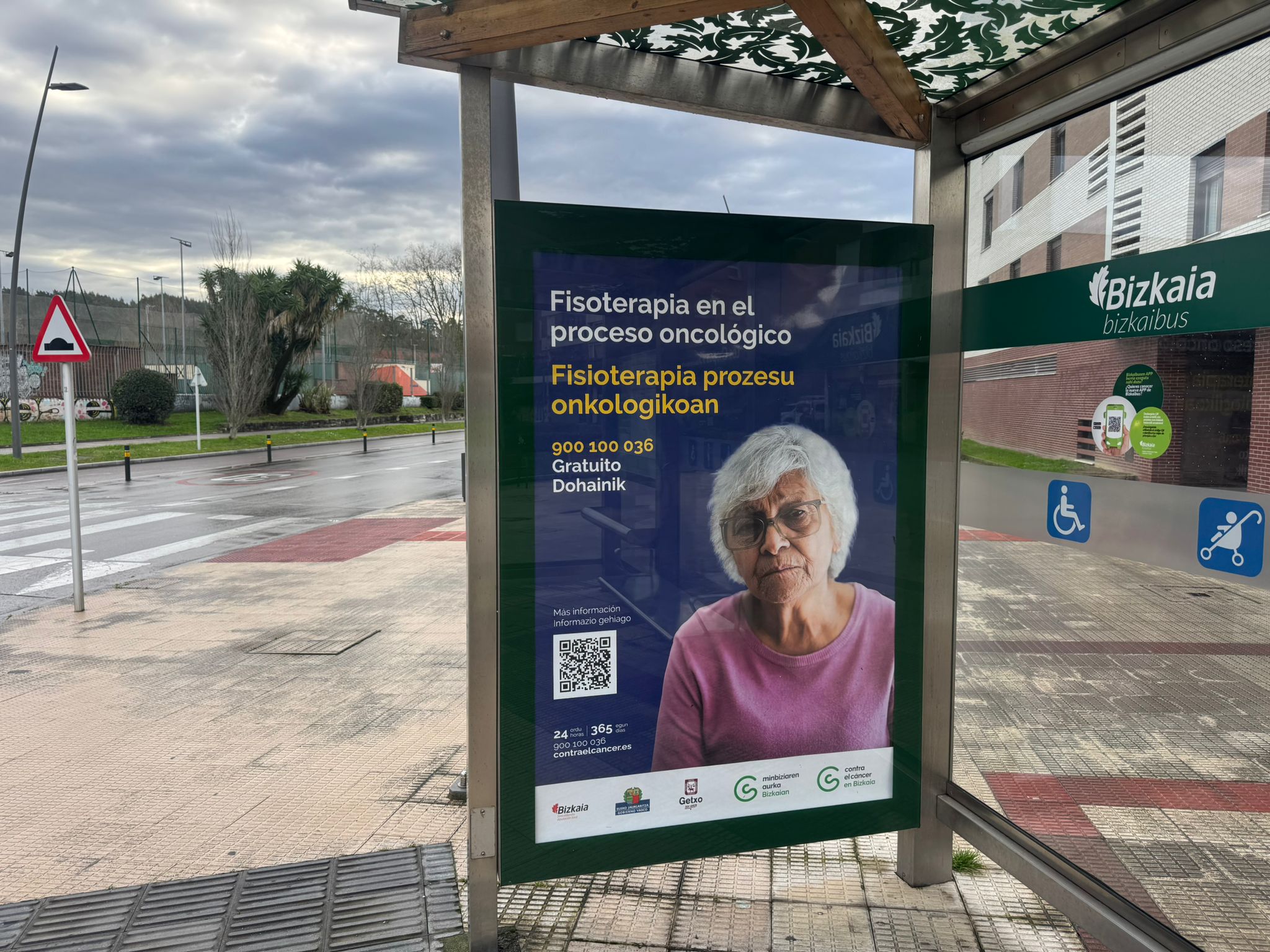 Ejemplo de marquesina en Getxo (Los Chopos)