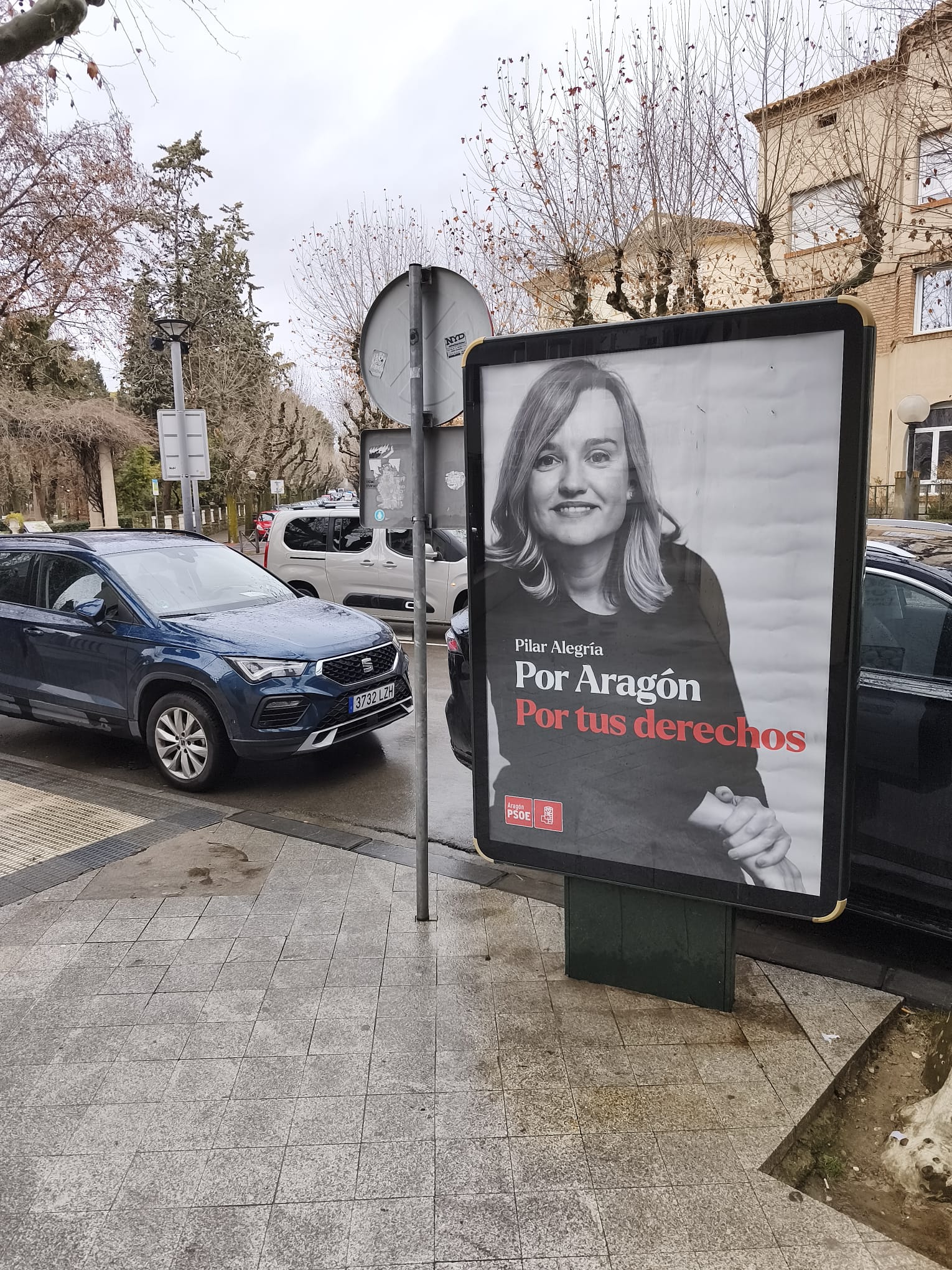 Campaña de publicidad en mupi en la Ronda Montearagón, Huesca