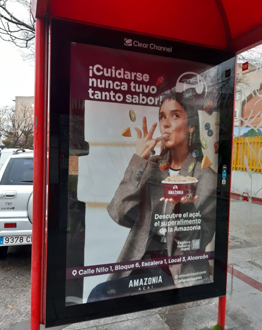 Marquesina en Avenida de los Cantos