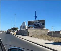 Vallas publicitarias en Carretera de Jerez y zona El Palmar en Sanlúcar de Barrameda