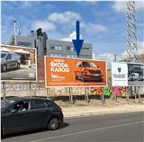 Vallas publicitarias en la M-40 de Madrid en el corredor IFEMA, Valdebebas y Barajas