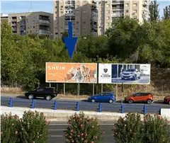 Pack de vallas publicitarias en Madrid orientado a público business, aeropuerto e IFEMA