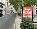 Mupi en Rambla Ferran, Lleida