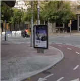 Mupi en Avinguda Catalunya, Tarragona