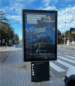 Campaña de mupi exterior en La Manga en Cartagena