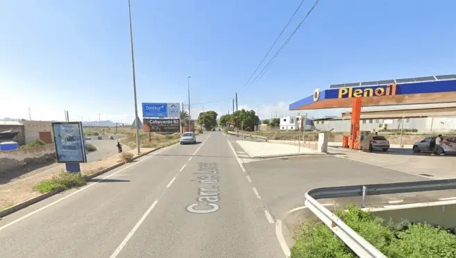 Publicidad exterior Carretera Lorca Águilas