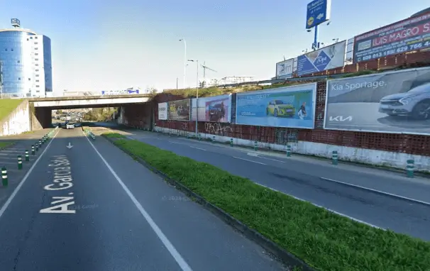 Avenida Alfonso Molina en A Coruña Publicidad Exterior Avenida Alfonso Molina A Coruña