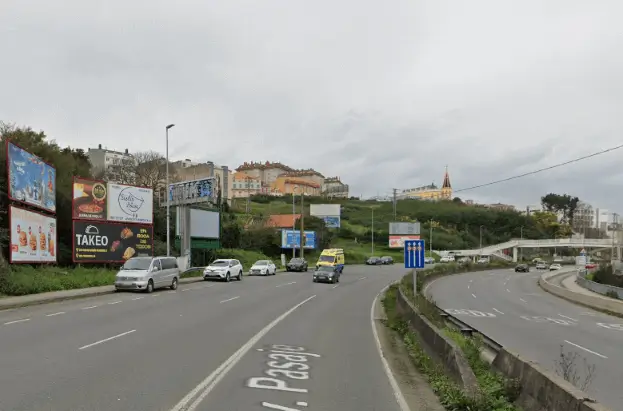 Avenida del Pasaje en A Coruña Publicidad Exterior Avenida del Pasaje A Coruña