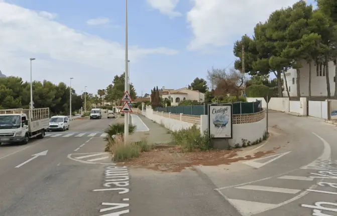 Publicidad exterior en Parque la Vallesa Calpe