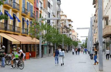 Publicidad exterior en el Centro de Granollers