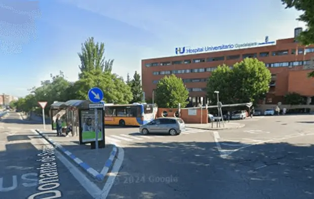 Publicidad exterior en el Hospital de Guadalajara