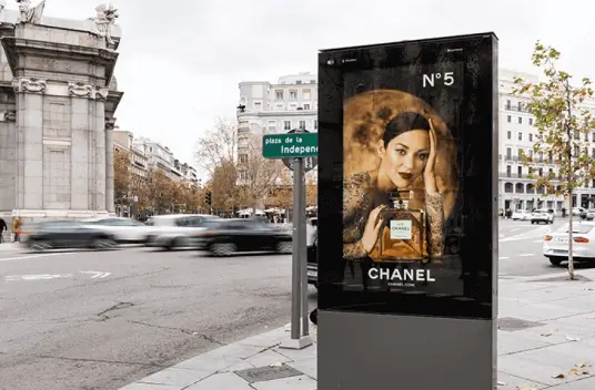 Publicidad exterior en el Centro de Madrid