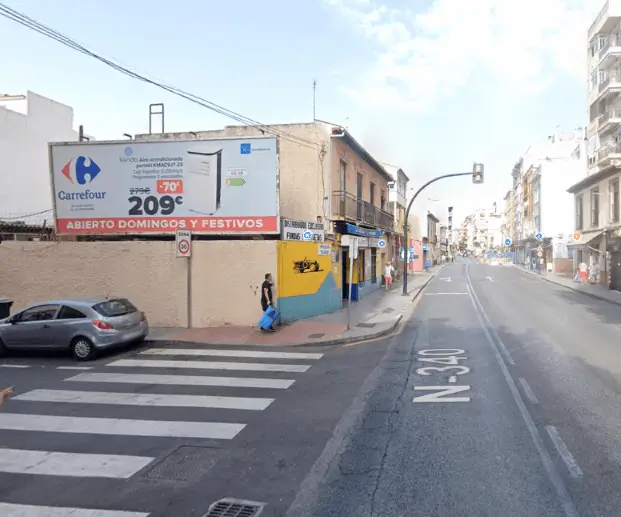 Publicidad exterior en La Malagueta Soportes publicitarios en La Malagueta, Málaga