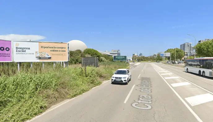 Publicidad exterior en el Centro de Mataró