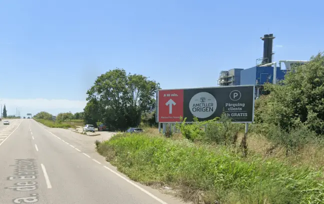 Publicidad exterior en Zona N-II Cabrera, Mataró