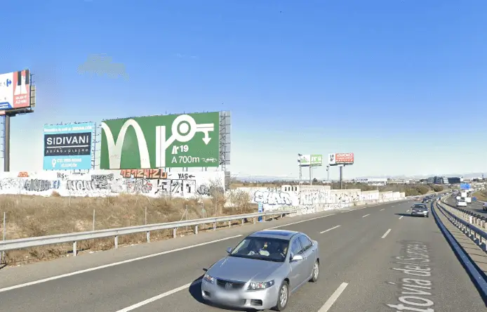 Publicidad exterior en Vías de Acceso y Conectividad en Móstoles