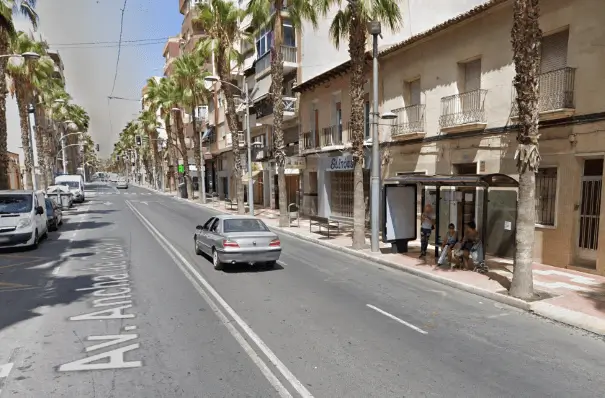 Mupis y marquesinas en el centro de San Vicente