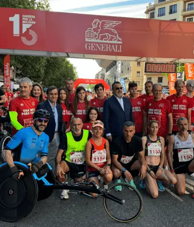 Publicidad exterior en la Carrera por la Inclusión de Getafe