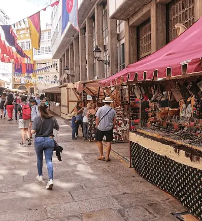 Feira das Marabillas Ambiente medieval en Feira das Marabillas
