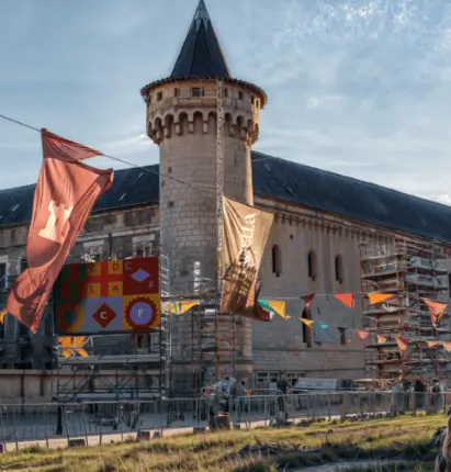 Publicidad exterior en el Festival de Verano en Alcorcón