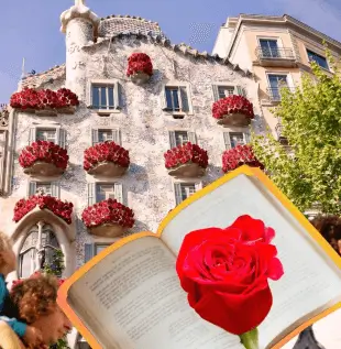 Sant Jordi en Barcelona Día del libro y la rosa en Barcelona