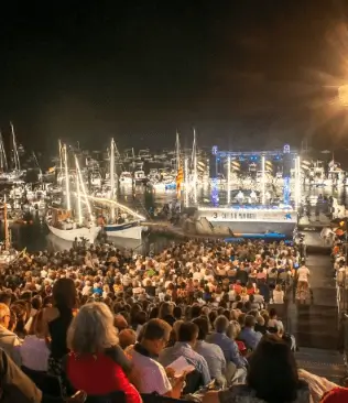 Festa del Carme en el puerto de Blanes Festa del Carme Blanes