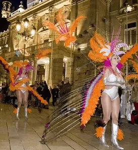 Publicidad exterior durante el Carnaval de Cartagena