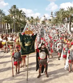 Publicidad exterior durante las Fiestas de Carthagineses y Romanos