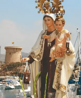 Fiestas de la Virgen del Carmen en El Campello Procesión marinera Virgen del Carmen El Campello