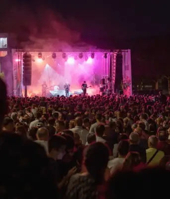 Publicidad exterior en el Festival de Música de Gavà