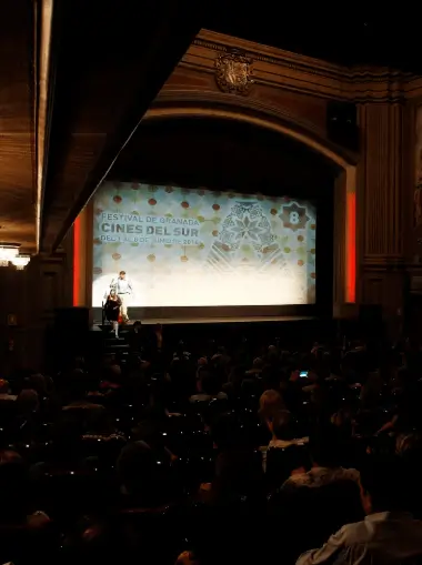Publicidad exterior durante el Festival de Cine de Granada