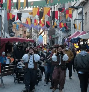 Publicidad durante el Mercado Medieval en Granollers