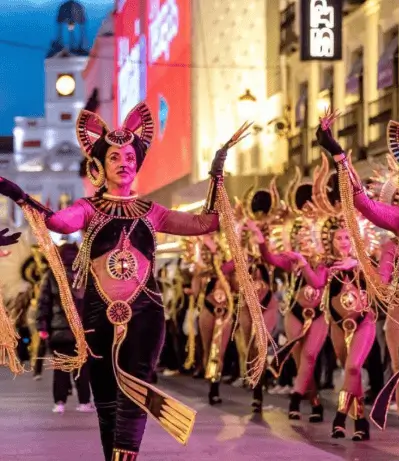 Publicidad exterior durante el Carnaval de Madrid