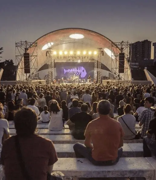 Publicidad exterior durante Veranos de la Villa en Madrid