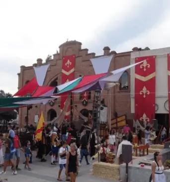 Mercado histórico en el casco antiguo de Navalcarnero