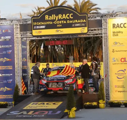 Publicidad exterior durante el Rally en Salou Publicidad exterior durante el Rally en Salou