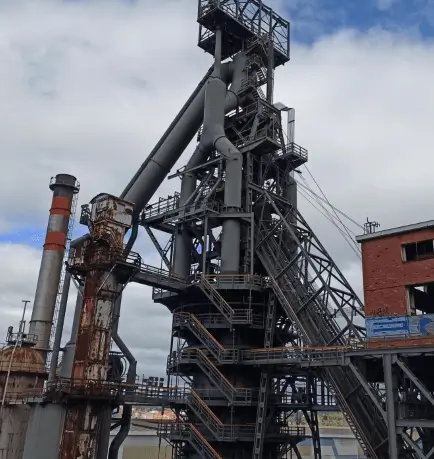 Publicidad exterior durante el Festival Industrial de Vizcaya en Sestao Publicidad exterior en Sestao para el Festival Industrial