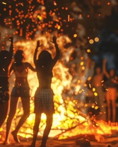 Publicidad exterior durante las Fiestas de San Juan en Sestao Publicidad exterior en Sestao durante las Fiestas de San Juan