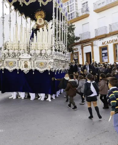 Procesión en la Semana Santa de Chiclana