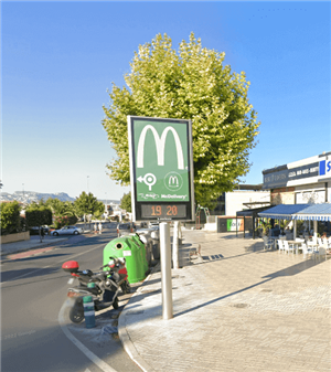 termometro publicitario en Alicante