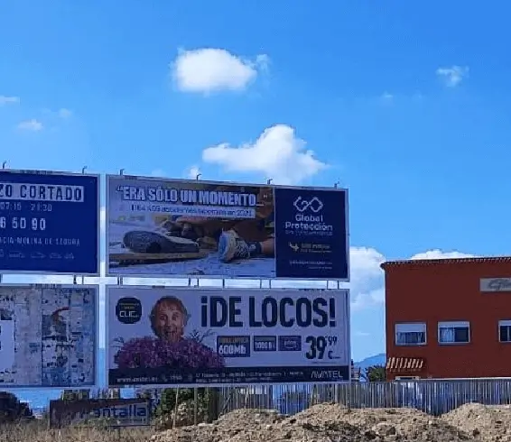 Campaña de valla exterior en Madrid Campaña de valla exterior en Madrid